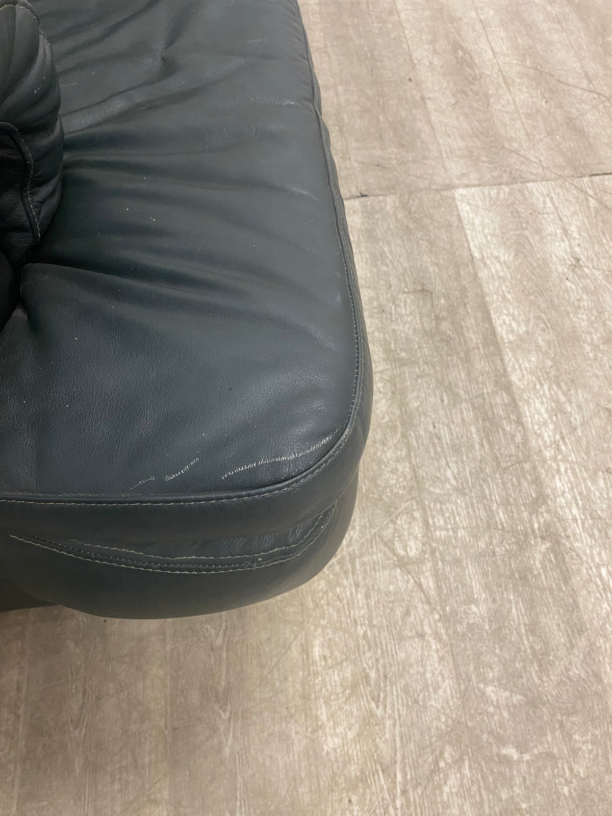 Postmodern Faux Leather XL Arm Chair