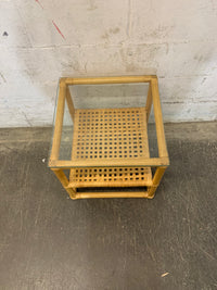 Spacious Bamboo Side Table