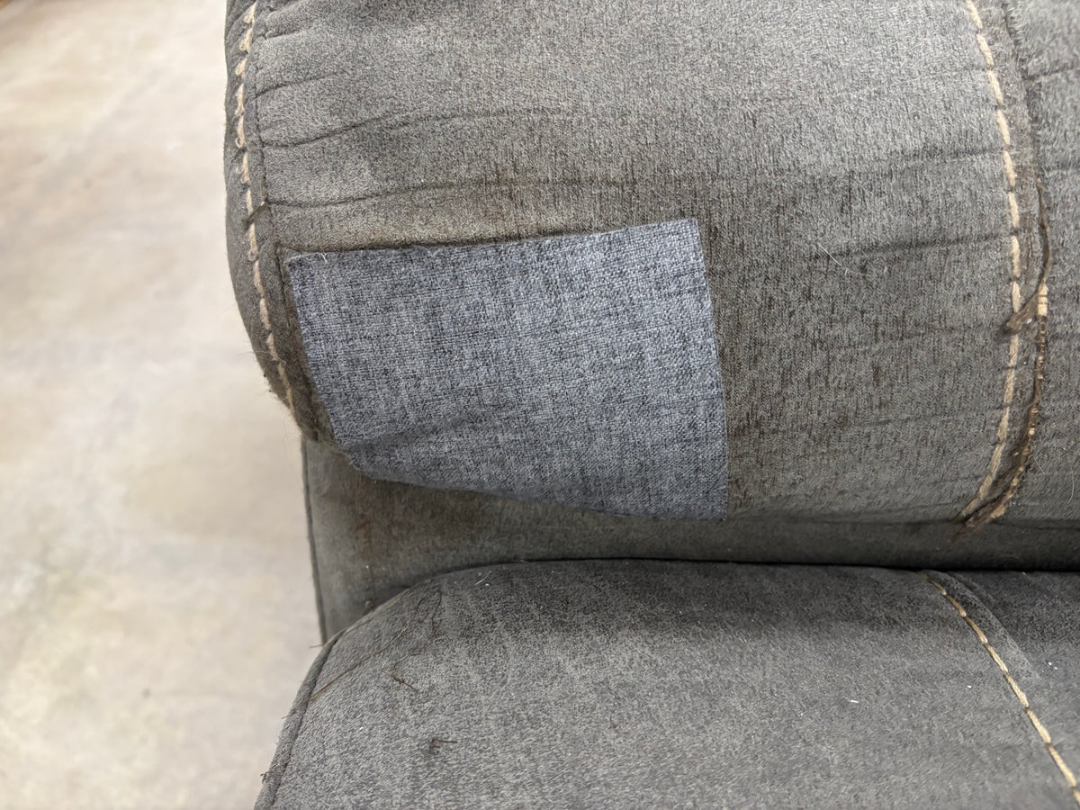 Charcoal Grey Loveseat