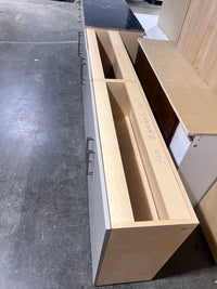 Gray Base Kitchen Set - 6 Cabinets