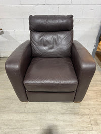 Natuzzi Brown Leather Recliner