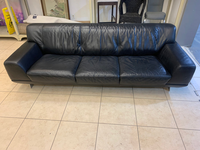 Black Leather Sofa