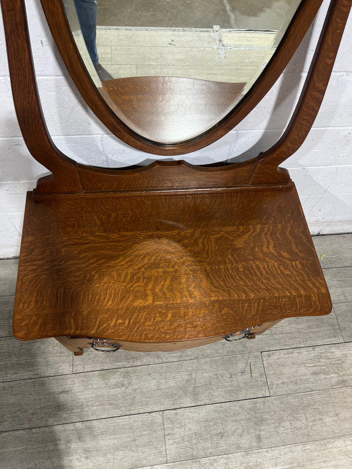 Vintage 2 Drawer Dresser with Mirror