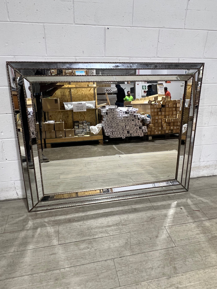 Large Decorative Beveled Mirror