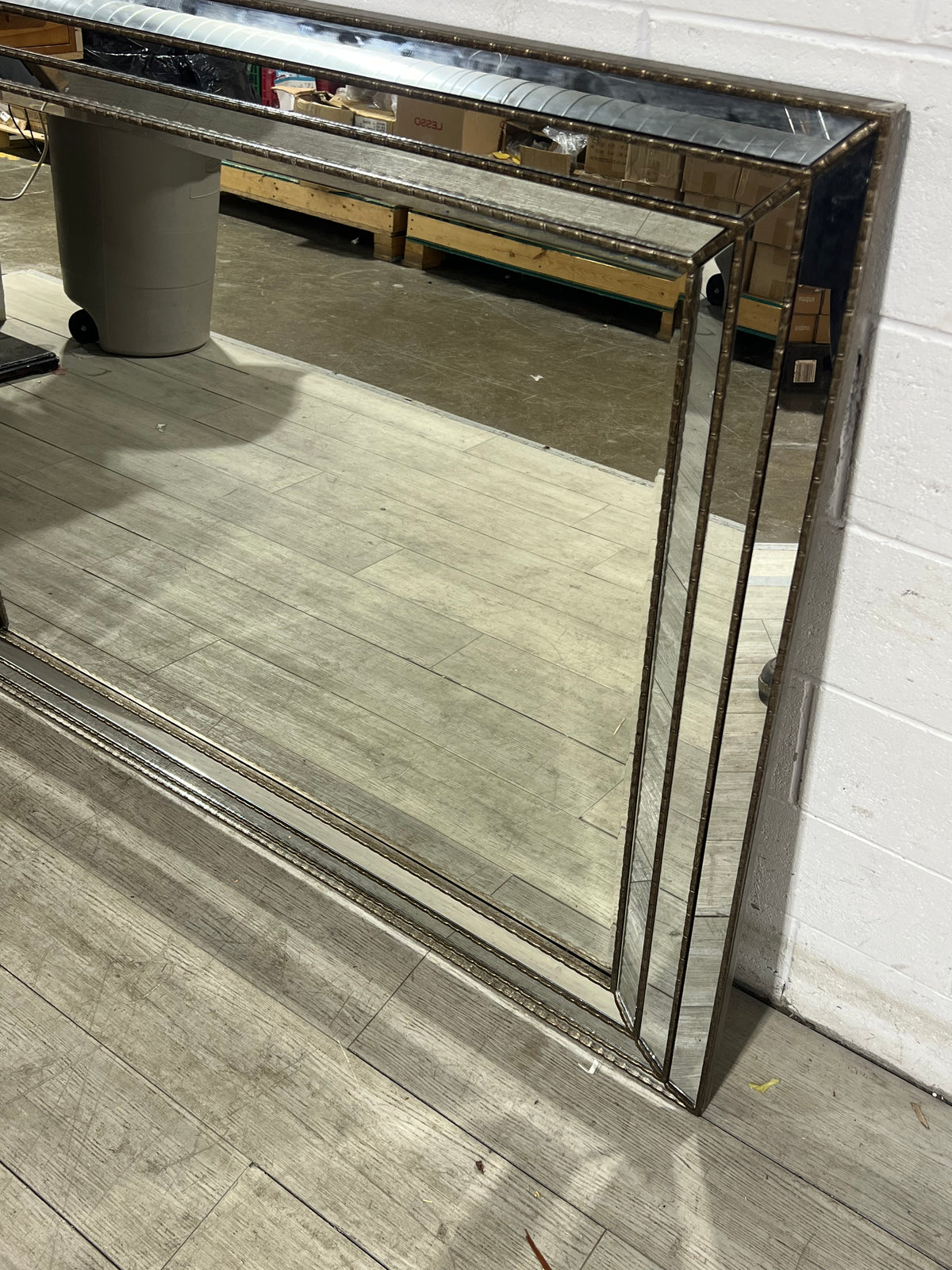 Large Decorative Beveled Mirror