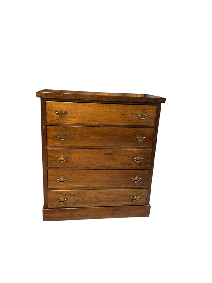Rustic Solid Wood 5 Drawer Dresser