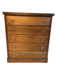 Rustic Solid Wood 5 Drawer Dresser