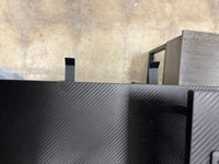 Modern Black Computer Desk with Built In Power Source