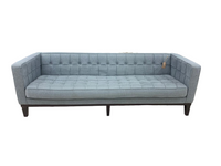 Light Gray Moden Tufted Tuxedo Sofa