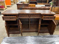 Hacienda Brown Traditional Carved Credenza / Sideboard