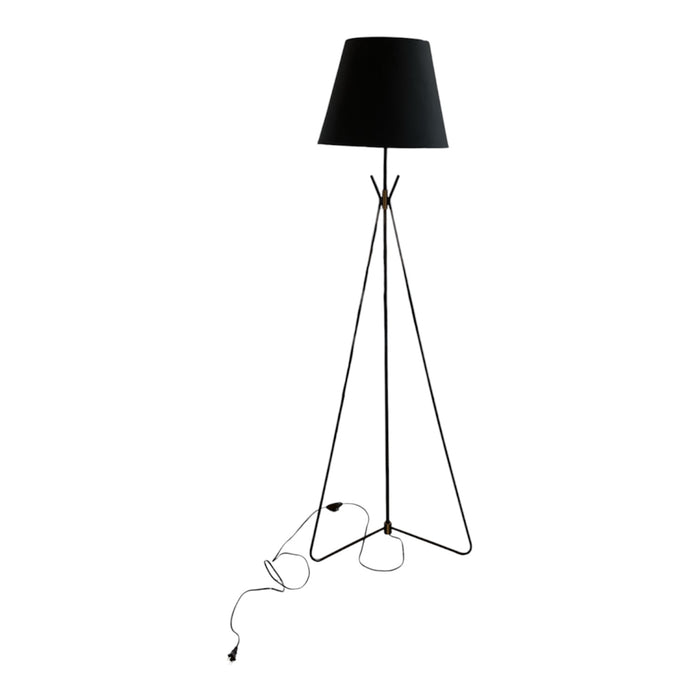 Modern Black Tripod Style Floor Lamp