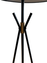 Modern Black Tripod Style Floor Lamp