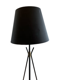 Modern Black Tripod Style Floor Lamp