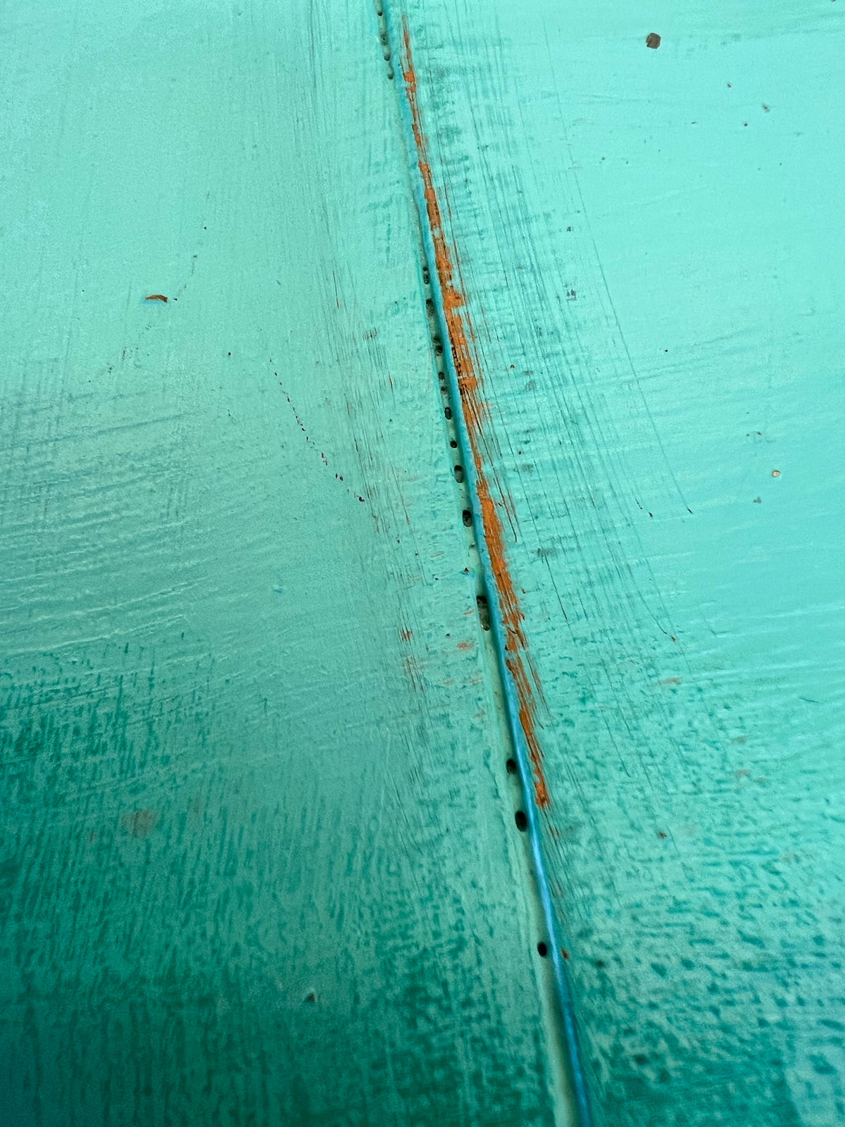 Coastal Horizon Turquoise Sideboard Credenza