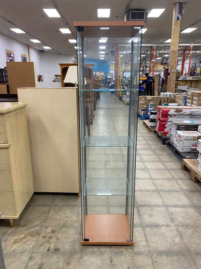 3 Tier Glass Display Cabinet