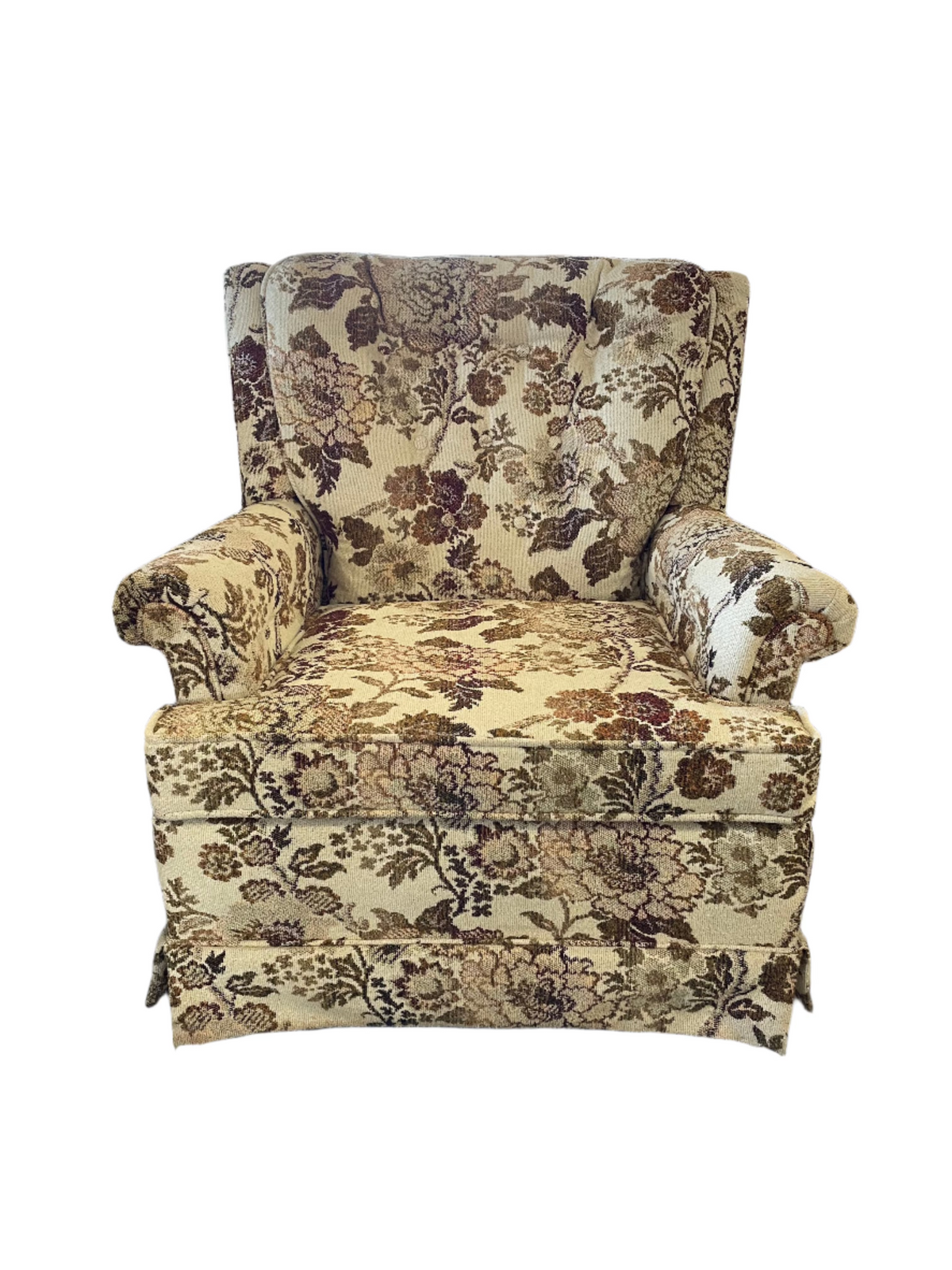 Floral Motif Armchair