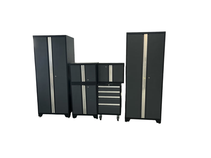 NewAge Products  Grey 7-Piece Garage Cabinet Set