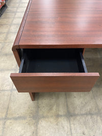 Large Mahogany Office Desk