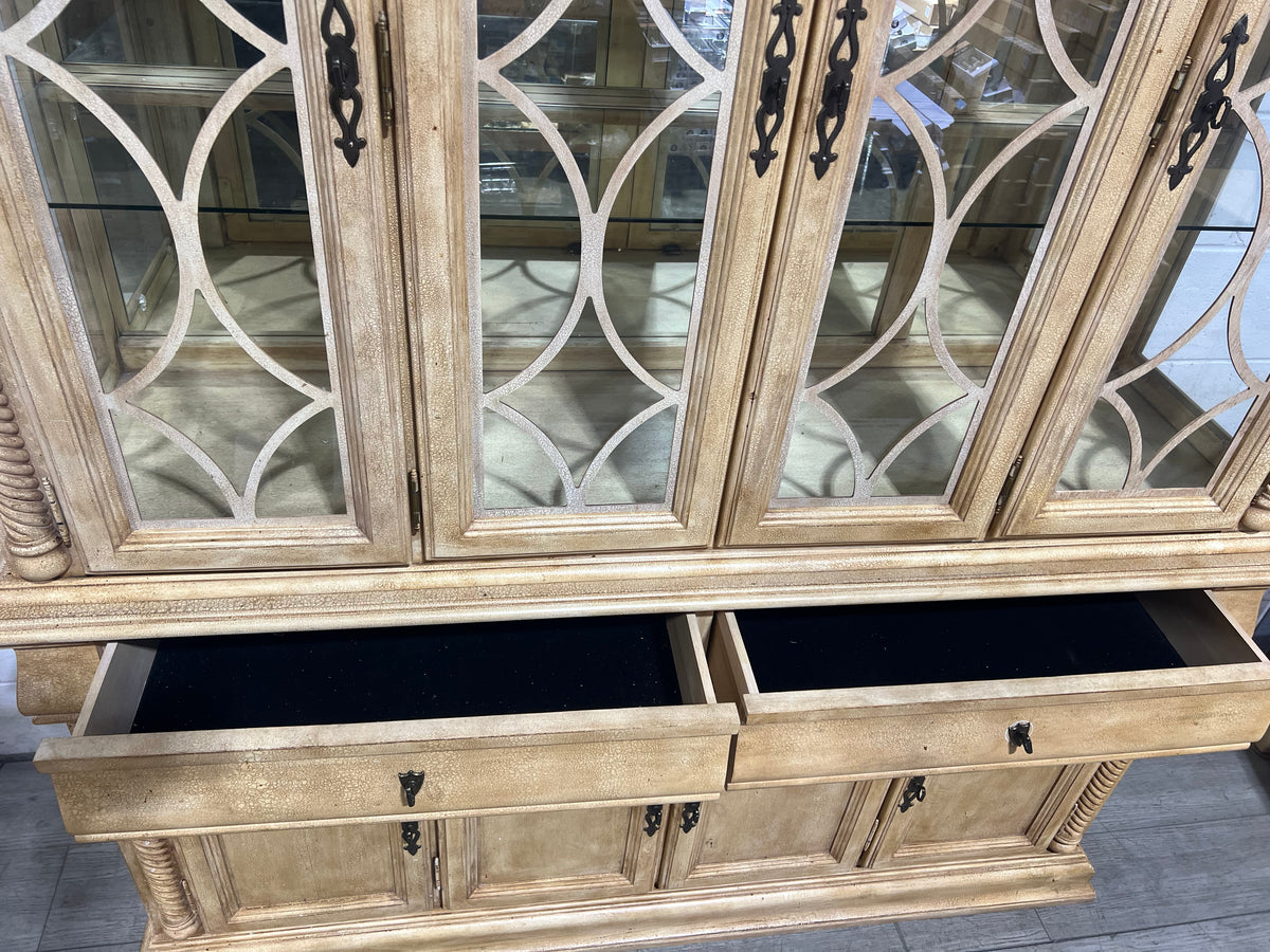 Wide Hutch With Doors/Drawers