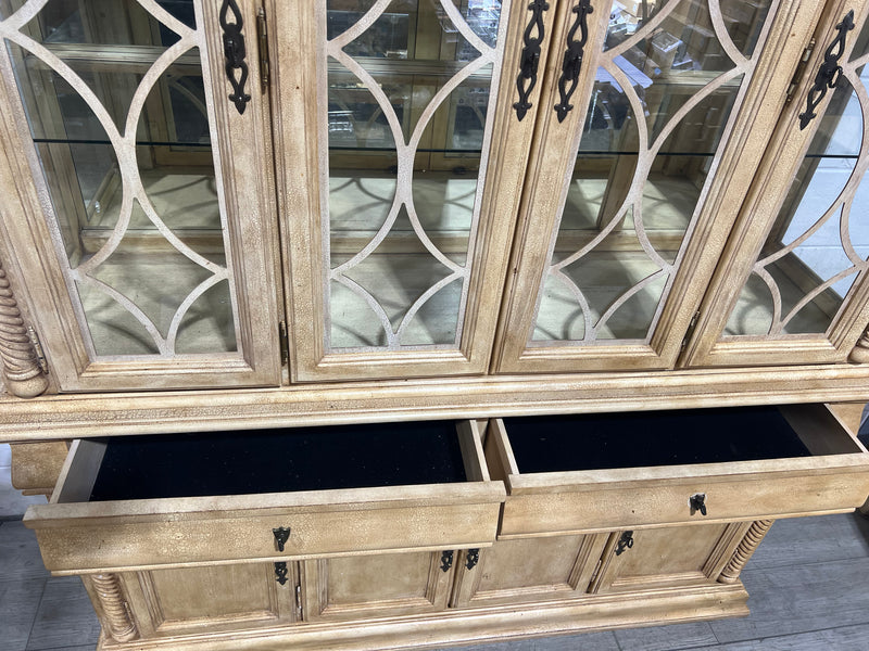 Wide Hutch With Doors/Drawers