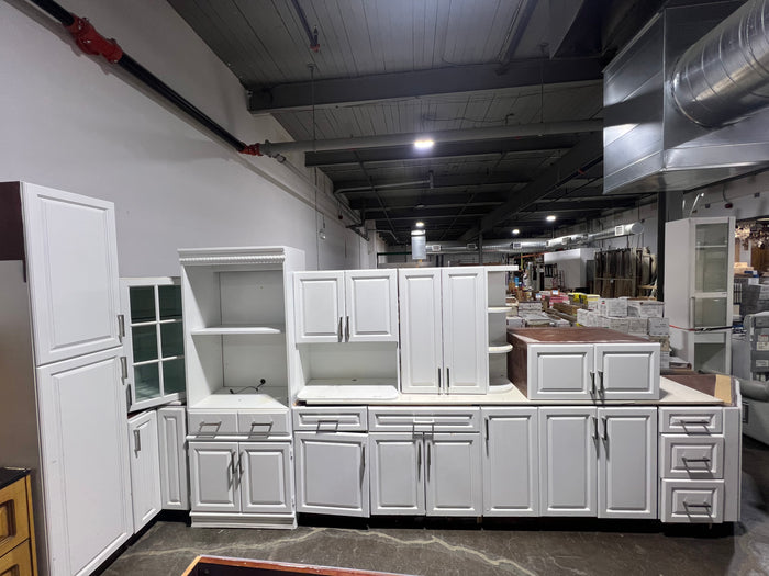 White Kitchen With Island