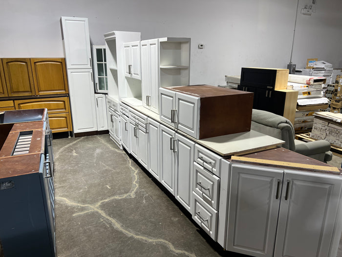 White Kitchen With Island