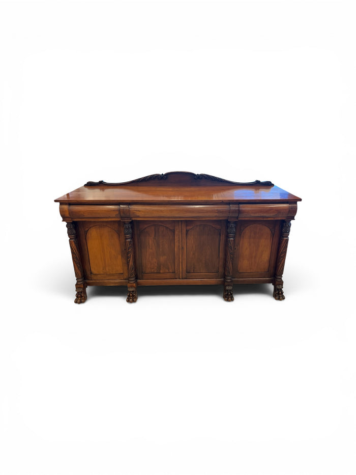 Vintage L. Rawlinson Ltd. Carved Wood Sideboard