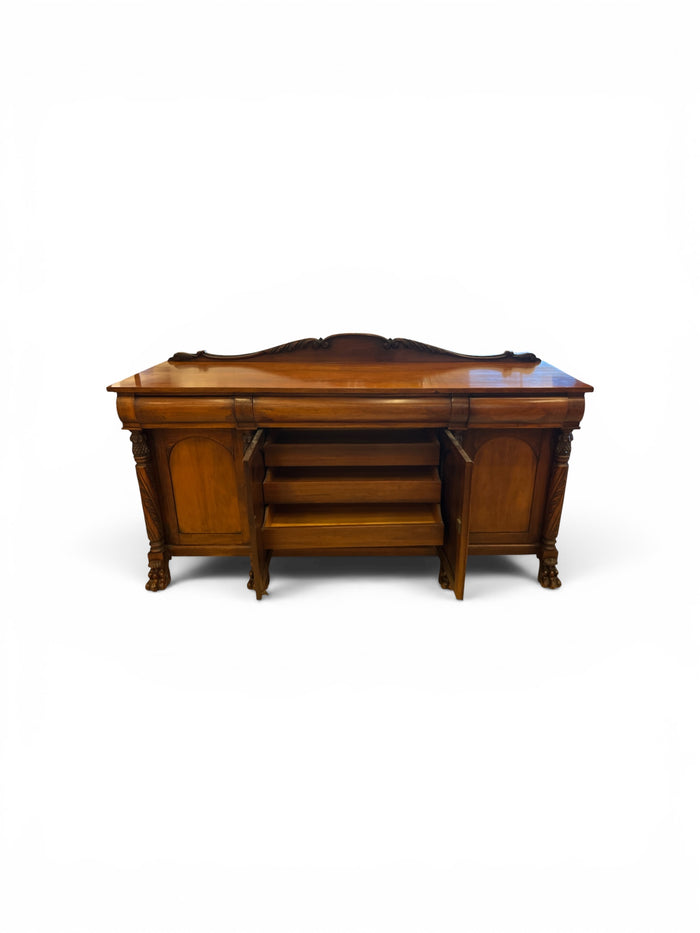 Vintage L. Rawlinson Ltd. Carved Wood Sideboard