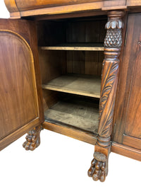 Vintage L. Rawlinson Ltd. Carved Wood Sideboard