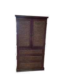 Rattan Dark Brown Armoires