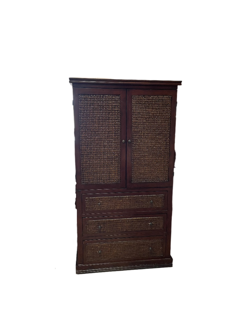 Rattan Dark Brown Armoires