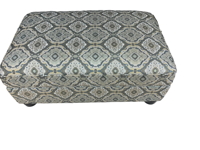 Multicolour Fabric Ottoman
