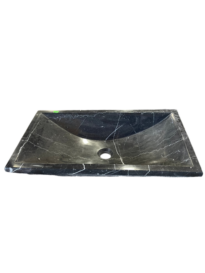 Black Marble Bathroom Sink