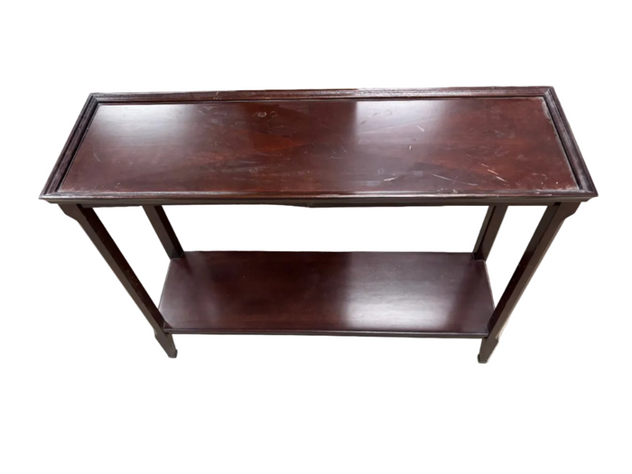 Dark Wood Console Table