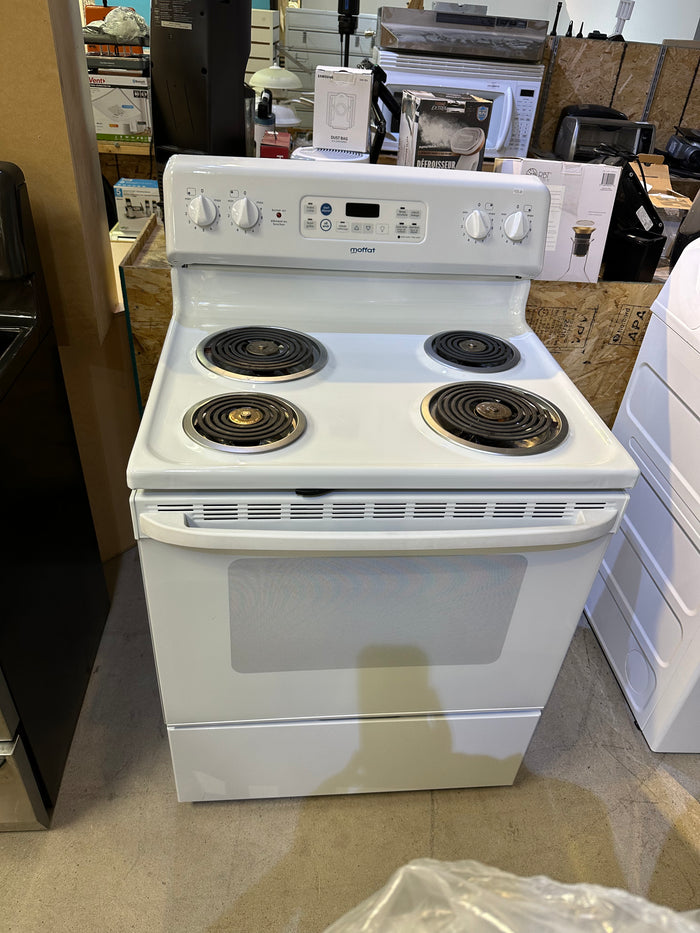 White Electric Stove