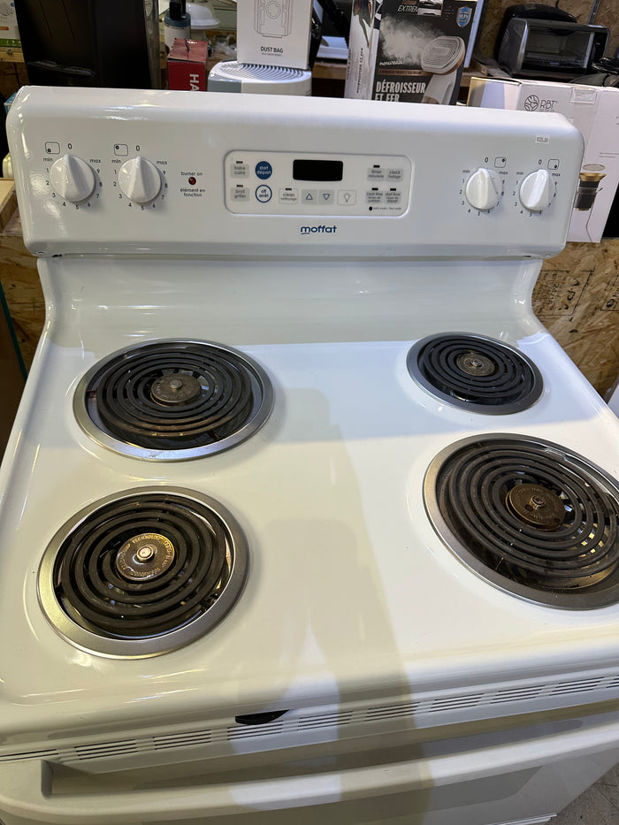 White Electric Stove