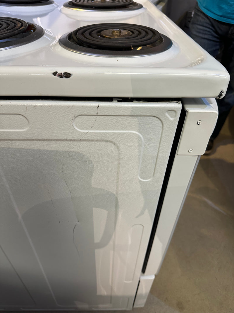 White Electric Stove