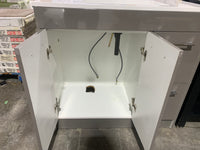 Grey Bathroom Vanity with Sink