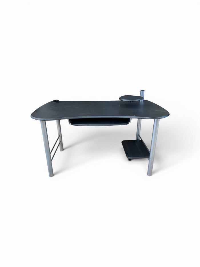 Black and Silver Office Desk
