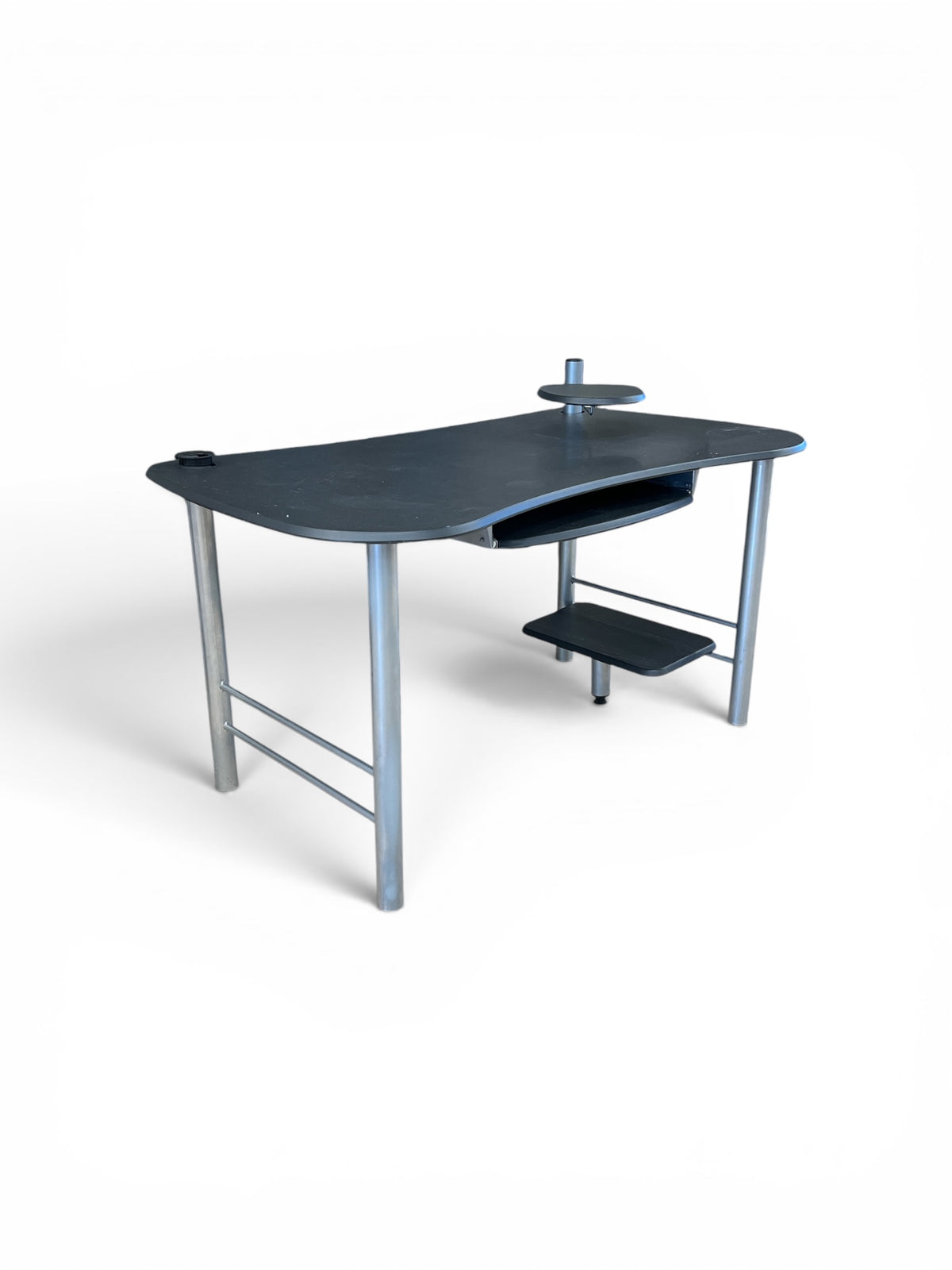 Black and Silver Office Desk