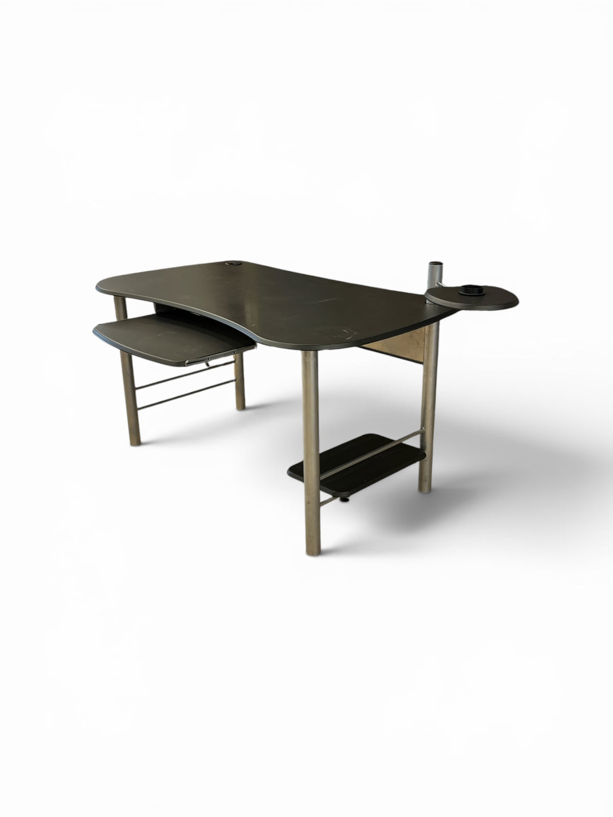 Black and Silver Office Desk