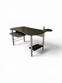 Black and Silver Office Desk