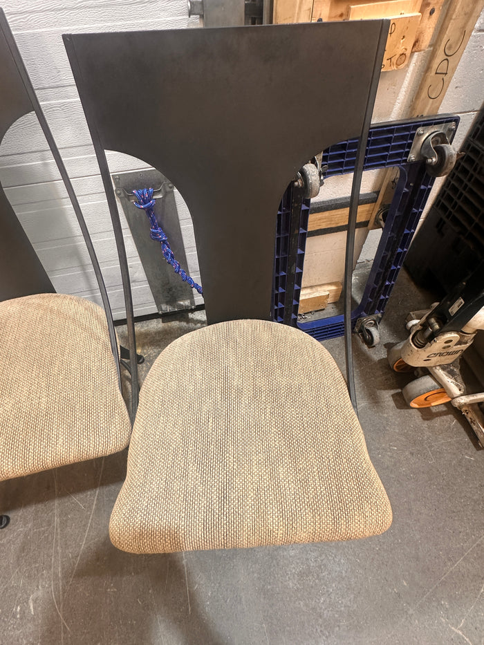Set of four dining chairs