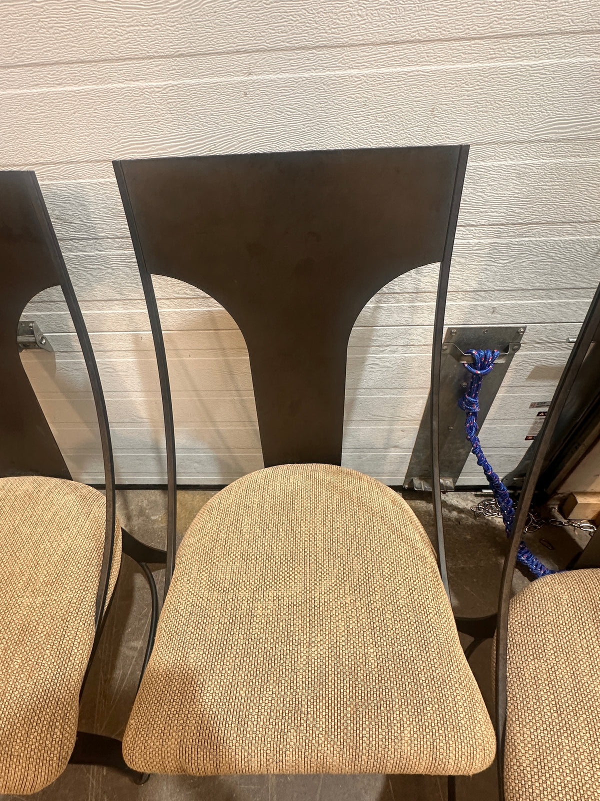 Set of four dining chairs