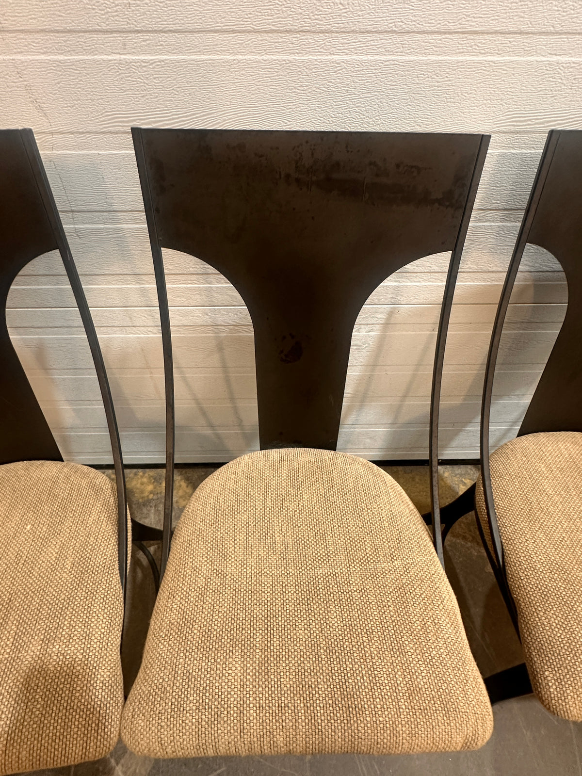 Set of four dining chairs