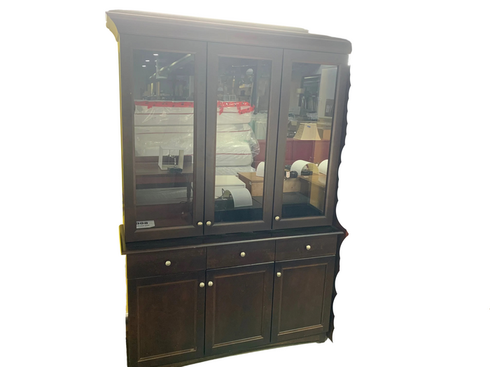 Mocha Buffet and Hutch