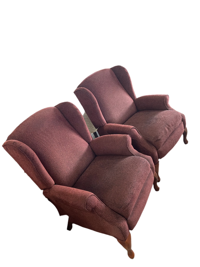 Arm Chair in Maroon color