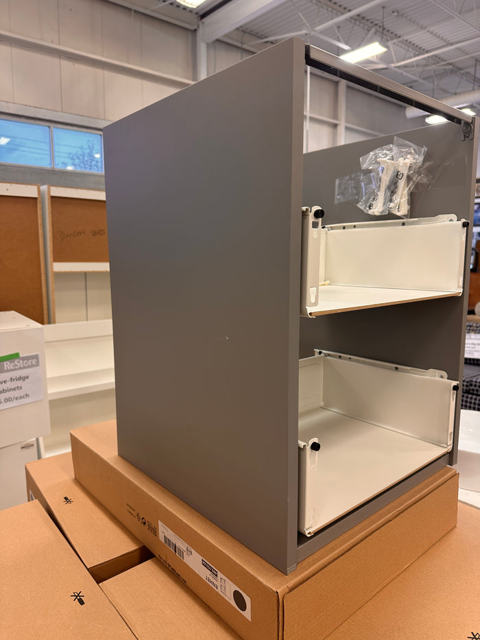 ENHET IKEA base two drawer kitchen cabinet