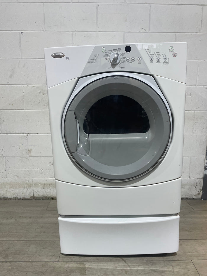 27"W Whirlpool duet sport dryer