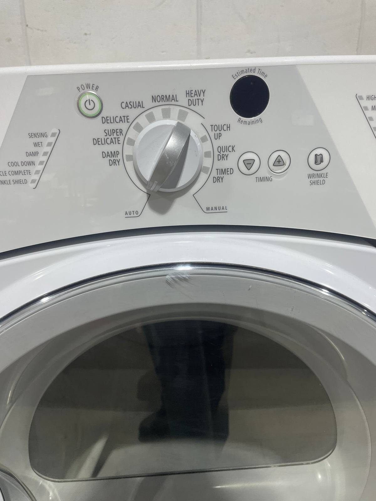 27"W Whirlpool duet sport dryer